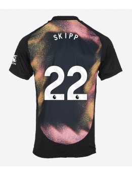 Leicester City Oliver Skipp #22 Replika Borta Kläder 2024-25 Kortärmad